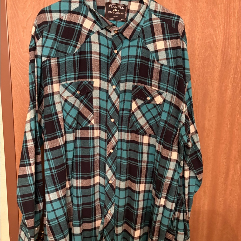 Cactus Man Flannel size XXL